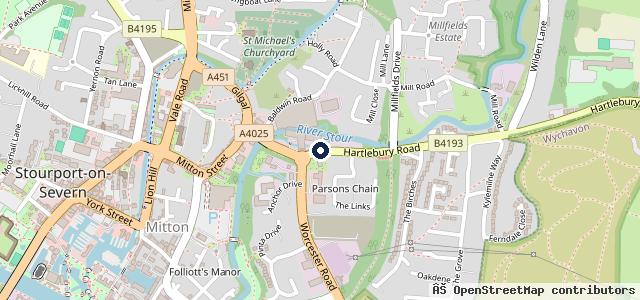 Map showing the location of B S L Auto Repairs