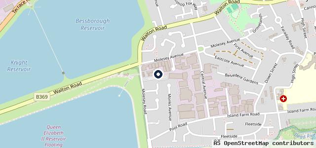 Map showing the location of D & B Coachworks