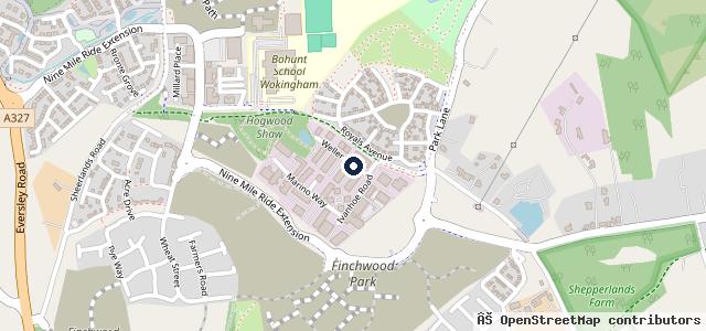 Map showing the location of Motoright at Hogwood Garage ltd
