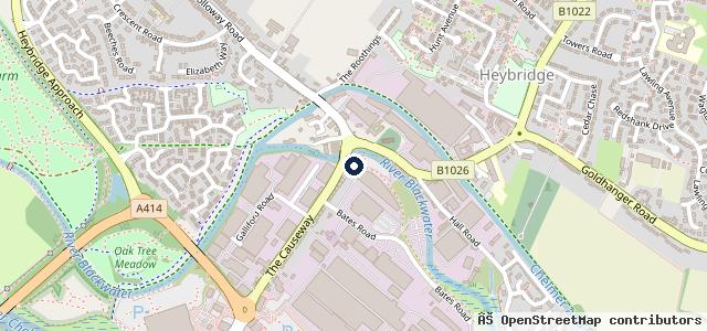 Map showing the location of Station Road MOT Testing