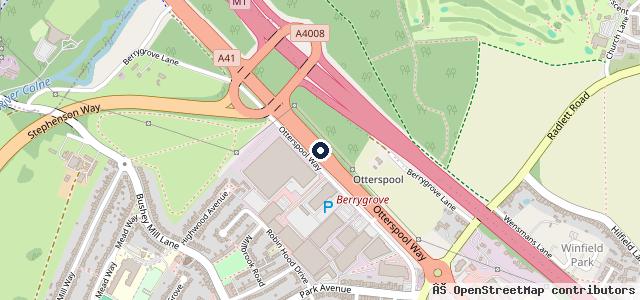 Map showing the location of Milcars Mazda