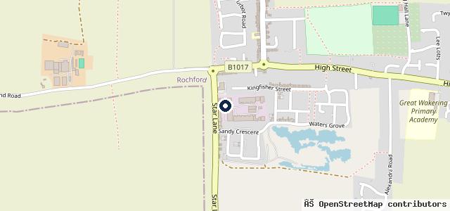 Map showing the location of P Breading Motor Services Ltd