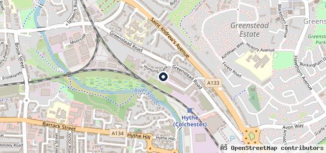 Map showing the location of PJI Autos