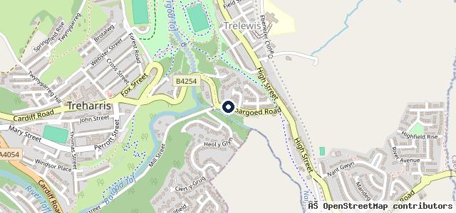 Map showing the location of Acorn General and Commercial Repairs | Treharris