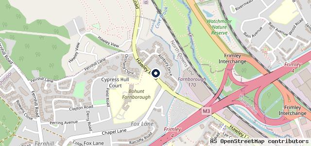 Map showing the location of Just MOTs