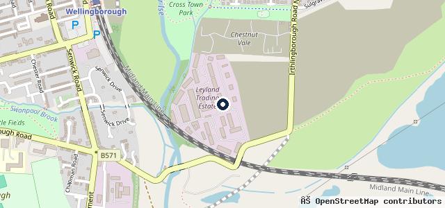 Map showing the location of RGS Motorsport