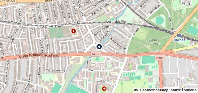 Map showing the location of Barnes Cars Ltd