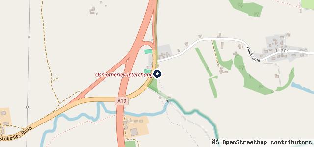 Map showing the location of Swales Garage Ltd