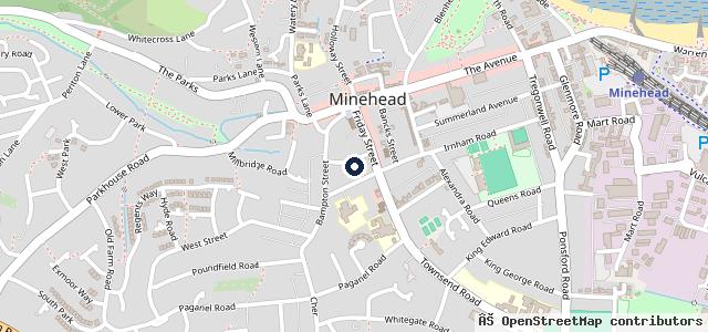 Map showing the location of T Townsend
