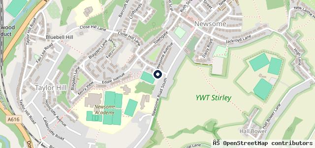 Map showing the location of Air Medic & Car Medic Huddersfield