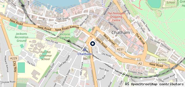 Map showing the location of Alexandra Garage