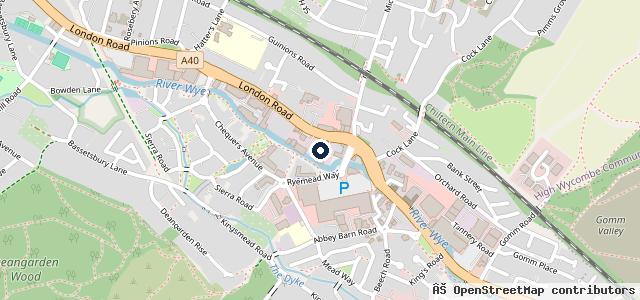Map showing the location of Vauxhall Advance Motors High Wycombe