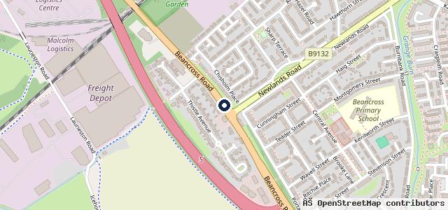Map showing the location of Arnold Clark Grangemouth Hyundai