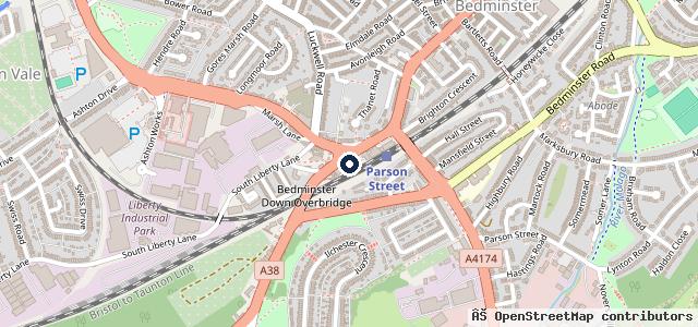 Map showing the location of Ashton Motor Care