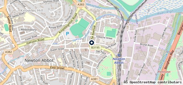Map showing the location of ATS Euromaster LTD - Newton Abbot