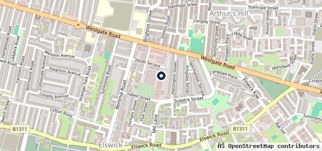 Map showing the location of Auto Repair Centre (newcastle) Ltd