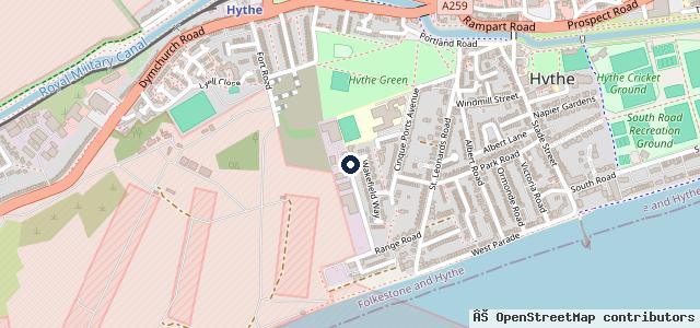 Map showing the location of B&D Specialist Cars
