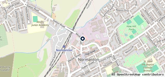 Map showing the location of B S B Normanton Ltd