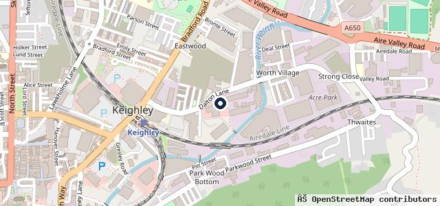 Map showing the location of Bentley Motor Group (Ford)