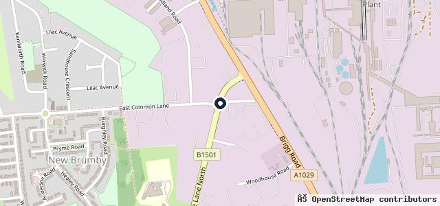 Map showing the location of Bennett Motor Services