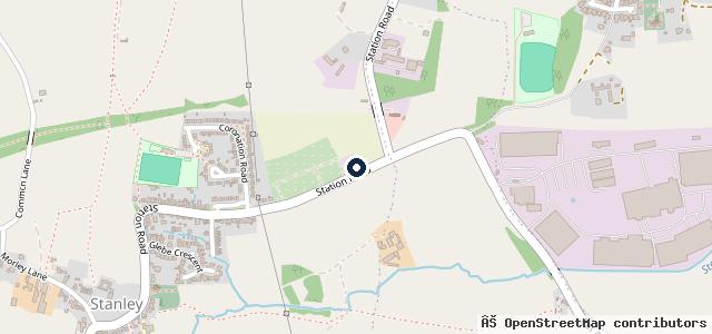 Map showing the location of Black Cat Garage