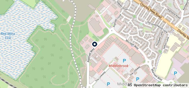 Map showing the location of Bolton Kia Service