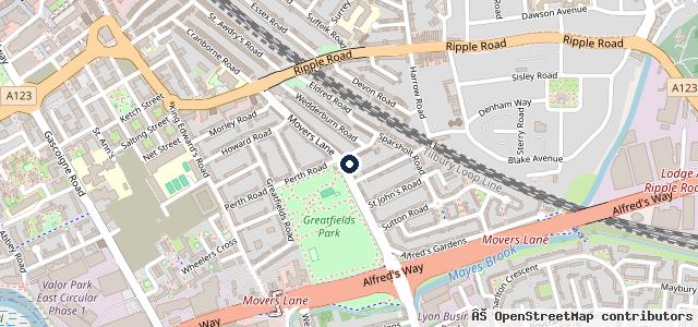 Map showing the location of Boleyn Recovery & Fleet Services Ltd