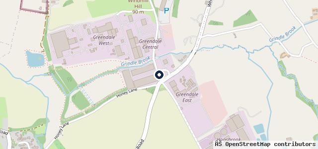 Map showing the location of Broadoak Garage Ltd