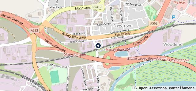 Map showing the location of Budjet Mot