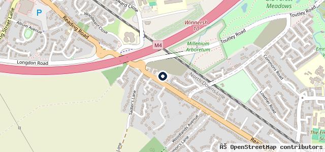 Map showing the location of Bulldog Triumph