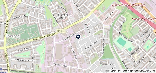 Map showing the location of B&W Automotive LTD