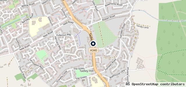 Map showing the location of Allens of Tadley Ltd