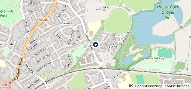 Map showing the location of Yorkshire Vehicle Solutions Harrogate Ltd