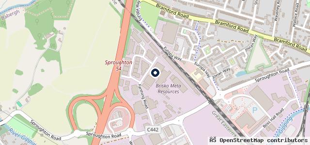 Map showing the location of Triple c automotive Ltd