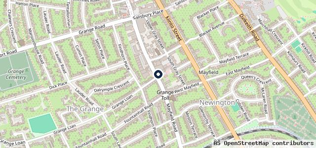 Map showing the location of Causewayside Garage