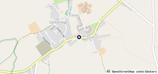Map showing the location of Chambers Garage