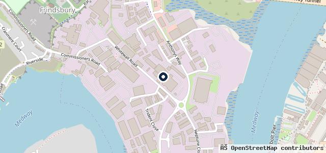 Map showing the location of Channel Commercials - Strood DAF