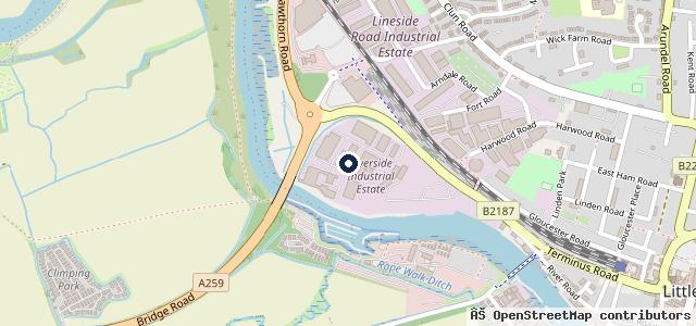 Map showing the location of Charnocks Automotive