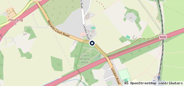 Map showing the location of Chaucer Sevenoaks Ltd