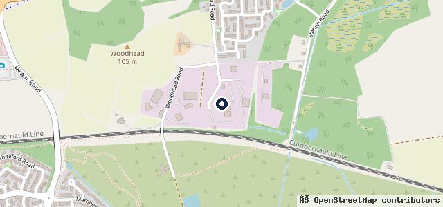 Map showing the location of Chryston Car Centre