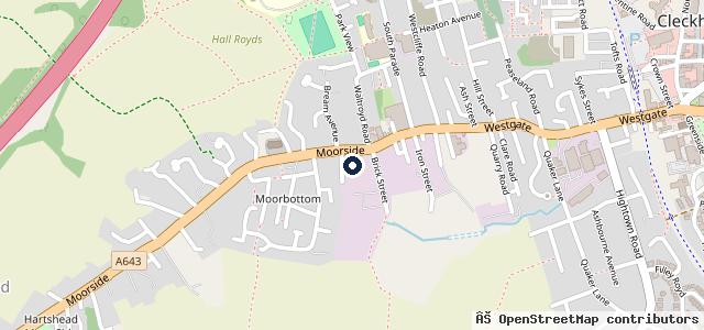 Map showing the location of Cleckheaton Body Repair