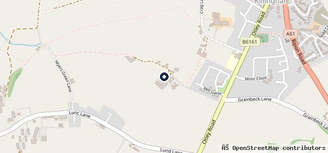 Map showing the location of Croft Garage