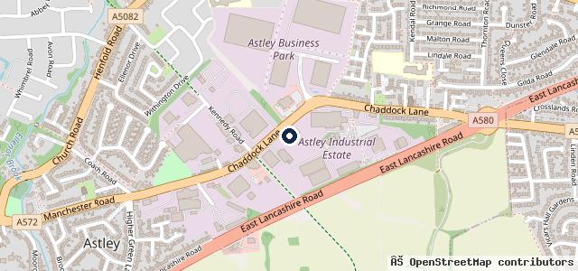 Map showing the location of Critchley Car & Commercial