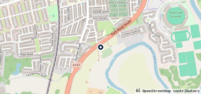 Map showing the location of Croxdale Fast Fit Autocentre, Chester Le Street