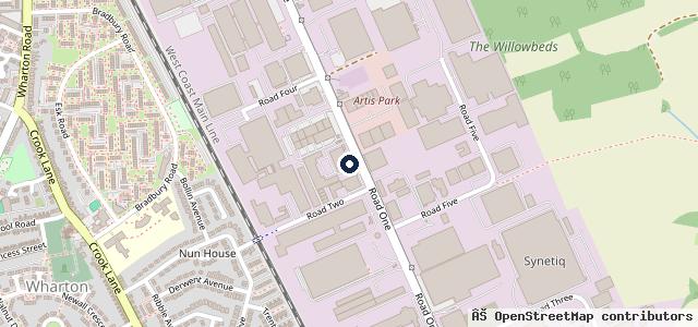 Map showing the location of D C Lomas Ltd
