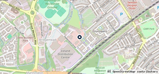 Map showing the location of Platinum Hyundai & Suzuki Swindon