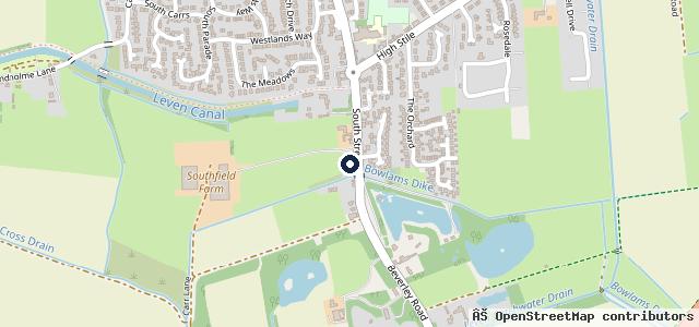 Map showing the location of Dennis Winter Motorcycles