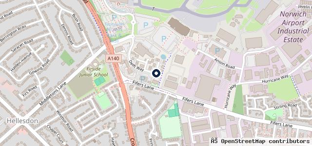 Map showing the location of TOYOTA