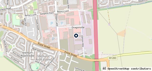 Map showing the location of Bosch Car Service - DR Tech Autocentre