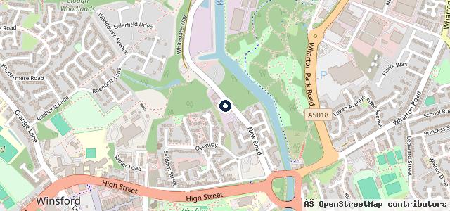 Map showing the location of D&W Autos